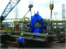Installation of gas compressor unit